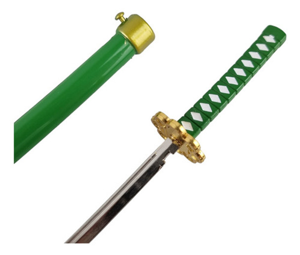 Mini Katana Verde One Piece Zoro Colecionável Decorativo 0
