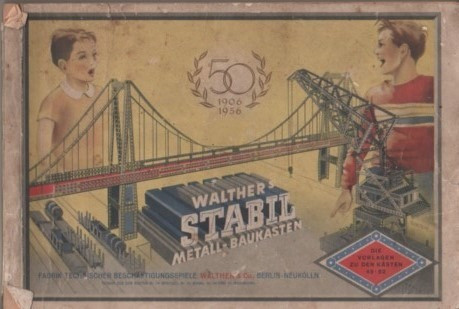 Catalogo Juego Para Armar ** W. Stabil ** Año 1956 - Aleman 0