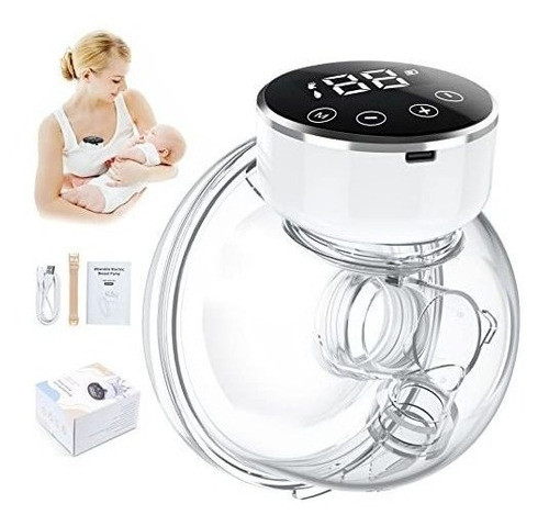 Extractor De Leche Portatil Con 3 Modos Y Display Lcd 0