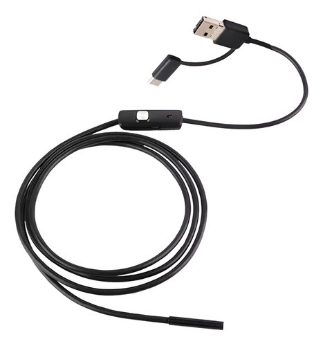 Camara Endoscopica 5m Conector Tipo C Micro Usb Pc 6 Leds 0