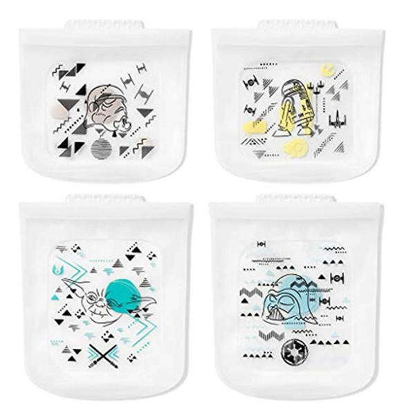 Bolsa De Almacenamiento Reutilizable De Silicona De Grado Al 0