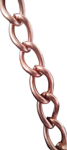 Cobre Collar Macizo 100% Puro Cobre Modelo Omega 0