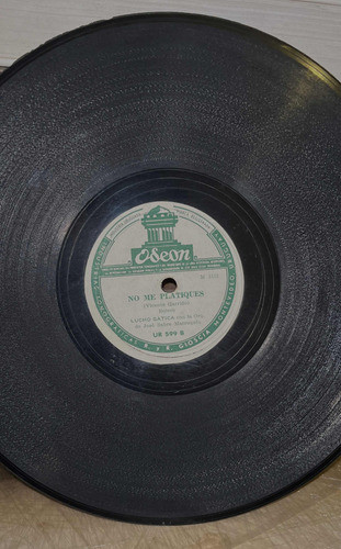 Disco De Pasta Lucho Gatica Gramófono 0