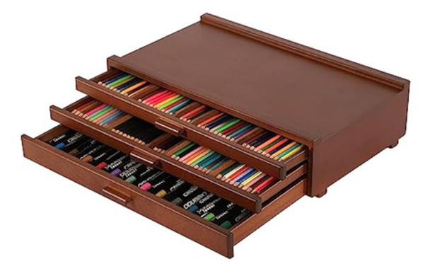 Viswin Caja De Almacenamiento De Madera Mejorada 0