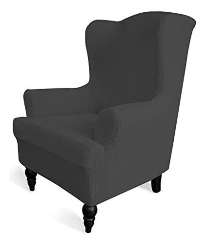 Easy-going Stretch Wingback Chair Sofá Slipcover Funda De So 0