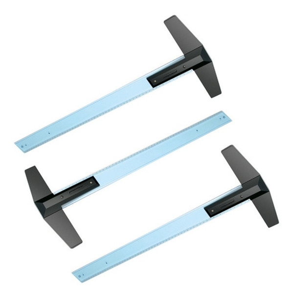3 Reglas T Te De 50cm Para Dibujo Tecnico P Tablero Plantec 0