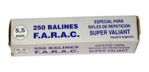 Balines Esféricos Farac Industria Nacional Calibre 5.5 0