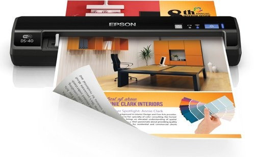 Epson Workforce Ds 40 Wireless Portable Document Scanner 0