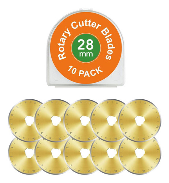 Hoja De Cuchilla De Titanio Para Cortar Telas, 28mm 0