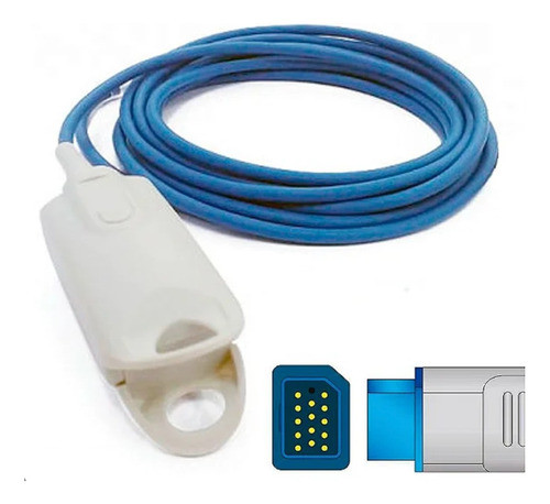 Sensor De Oximetria Compativel Com Nihon Kohden 0