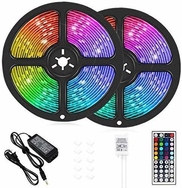 Tira De Luces Led, 32.8 Pies Tira De Luz Led Rgb 600 Led 505 0