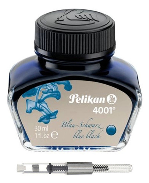 Conversor Faber Castel Crown Caneta Tinteiro + Tinta Azul Es 0