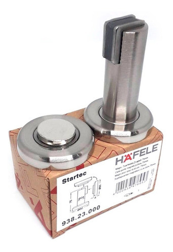 Tope Magnético Para Puerta Inoxidable Marca Hafele 0