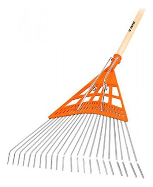 Escoba Barrehojas C/ Cabo22 Dientes 51cm Truper 0
