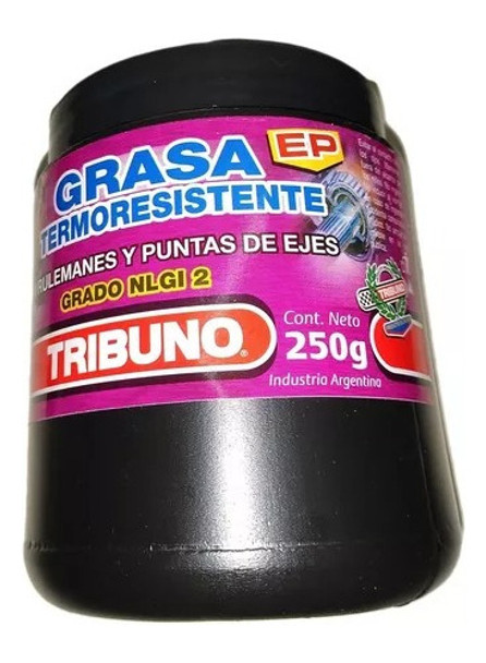Grasa Termoresistente Tribuno 250g  Bguemes 0 Grasa Termoresistente Tribuno 250g  Bguemes 0