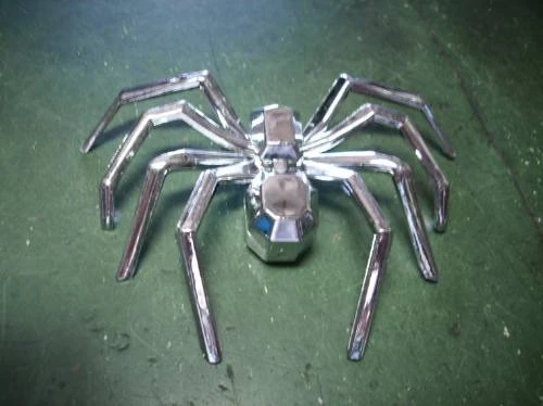 Adorno Araña Cromada Autoadhesiva (plastico) 0