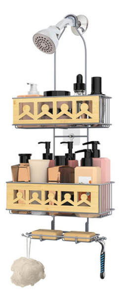 Shinosek - Organizador Colgante De Ducha Sobre El Cabezal De 0