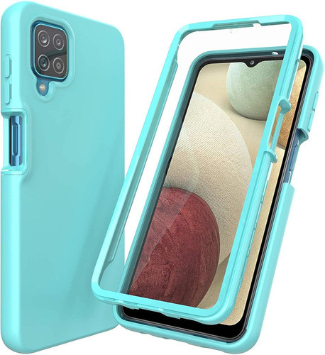 Nuomaofly - Carcasa Para Samsung Galaxy A12 Color Verde 0