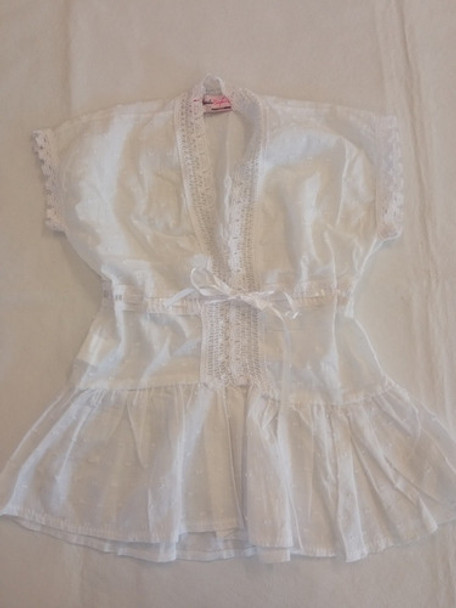 Vestido Blanco De Beba 12 Meses Nuevo Hermoso 0