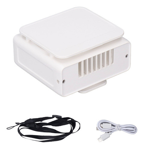 Mini Ventilador De Cintura, Velocidade Do Vento Ajustável, B 0