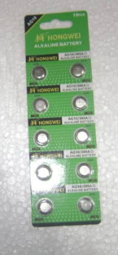 10 Unidades Pilas Boton Ag10 Mscompu10 0