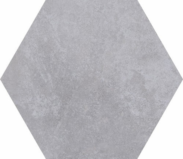 Cerámica Piso Pared Hexagonal 20x23cm Ceral Cimento Gris 0