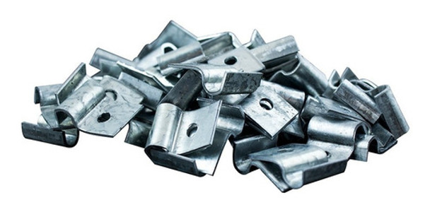 Grampa Chapa Media Omega P/ Caños De 1/4 Pack X 100 Unidades 0