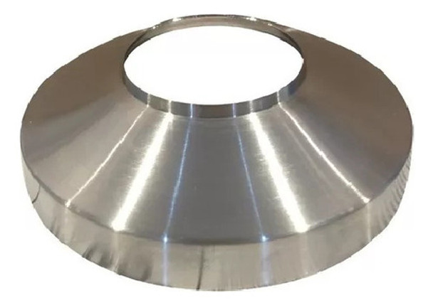 Tapa Cubre Roseta De Acero Inoxidable Para Caño 50,8 Mm. 0