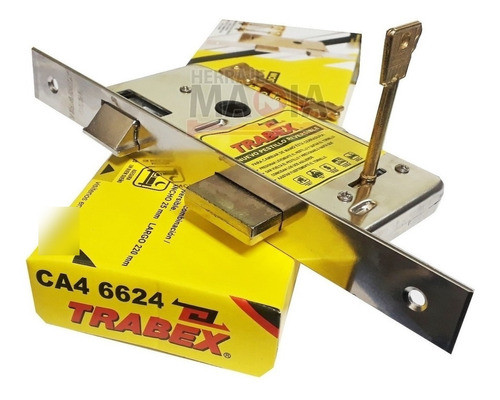 Cerradura Trabex 6624 Con Dos Llaves Bguemes 0