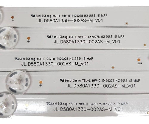 Tiras De Led Televisor Noblex Db58x7500 0