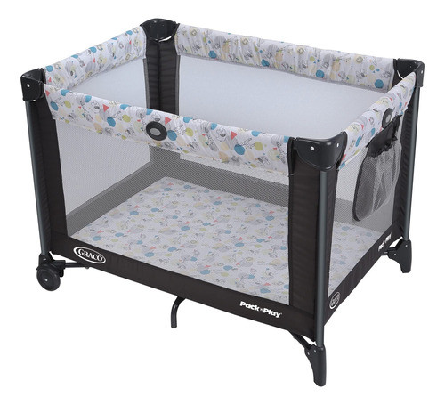 Playard Graco Pack And Play Portable Push Button Carnival 0