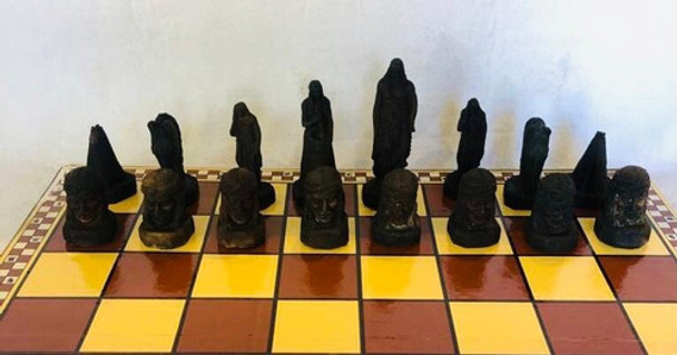 Antiguo Juego Ajedrez Gauchos Original 6 Antiguo Juego Ajedrez Gauchos Original 6