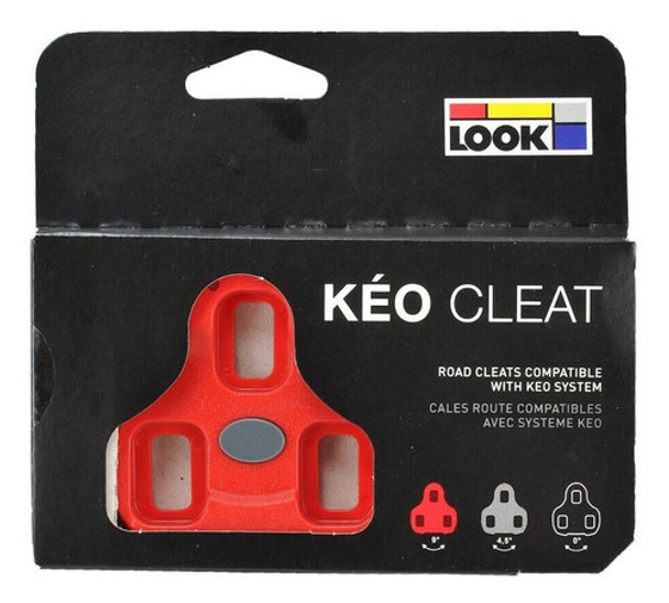 Taco Speed Look Keo Vermelho 9 Graus Flutuação Original Nf 0