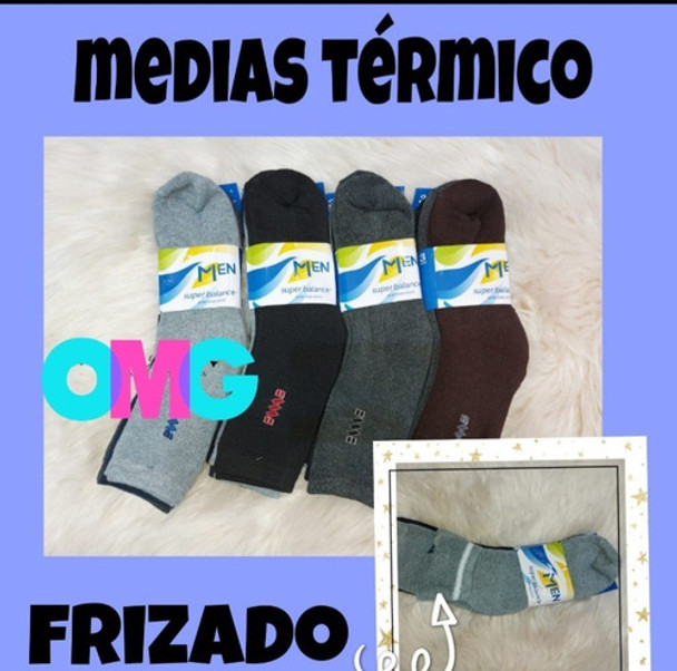 12 Pares De Medias Termicas De Hombres Para Invierno(38-47) 0