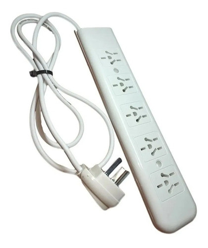 Zapatilla 5 Toma Corriente Cable De 3 Metros Prolongador 0
