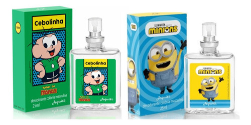 Kit Colônia Minions + Colônia Cebolinha (emb Nova) - Jequiti 0