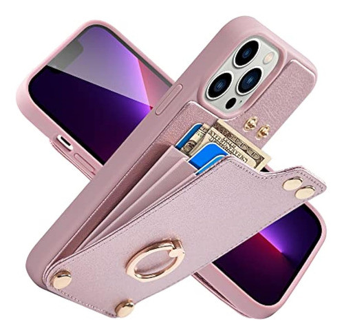 Lameeku Funda Tipo Cartera Compatible Con iPhone 13 Pro Max, 0