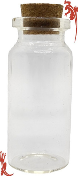 Tubito De Vidrio 50x22mm-esencia-glitter-oferta! 12 Unidades 0