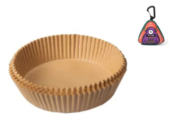 Fritadeira 100 Folhas Antiaderente Antigordura Forro De Ar 0