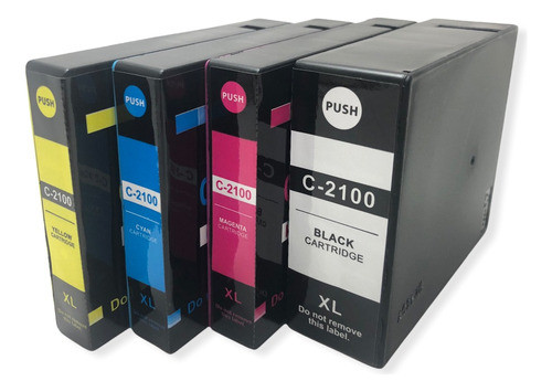 Kit 4 Cartucho Compatível Canon Maxify Mb5310 Mb5110 Mb5410 0