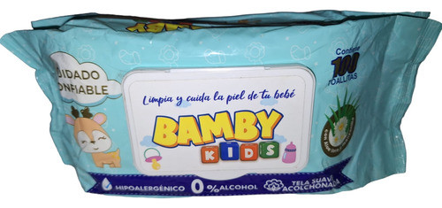 Toallitas Húmedas Aloe Vera Y Manzanilla Con Tapa X100u 0