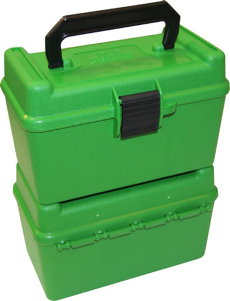 Caja Porta Municion Mtm H-50 Xl Deluxe Verde 300rum 0