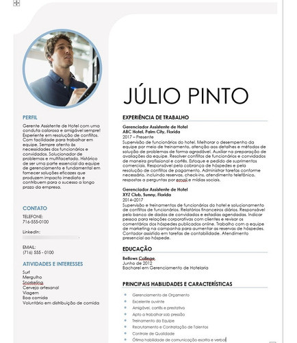 Currículo Profissionais E Editáveis Vários Modelos 0