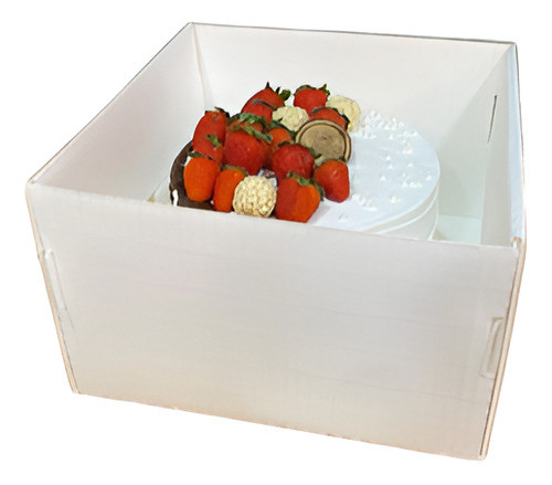 25 Caixa Para Bolo E Torta 30 X30x15 0