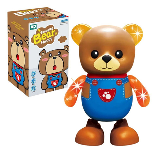 Ursinho Musical Brinquedo Para Bebe Interativo Dançante 0 Ursinho Musical Brinquedo Para Bebe Interativo Dançante 0