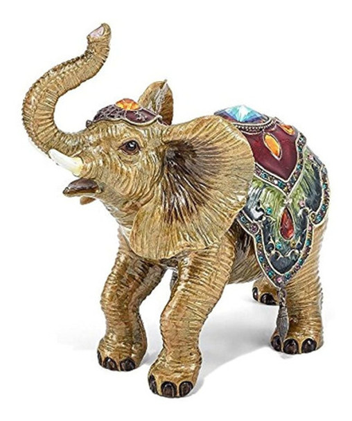 Bejeweled Taj Mahal Elefante Joyeria Caja 0