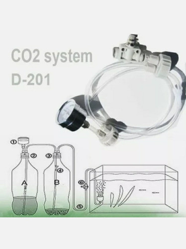 Kit De Sistema Generador De Co2 Para Acuario 0
