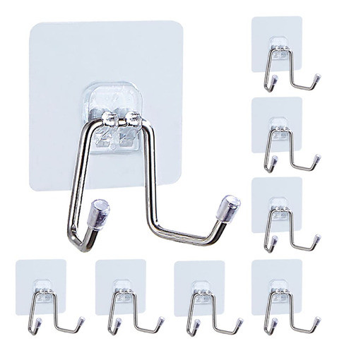 Dasiton Ganchos Adhesivos Grandes De 22 Libras (maximo), Gan 0