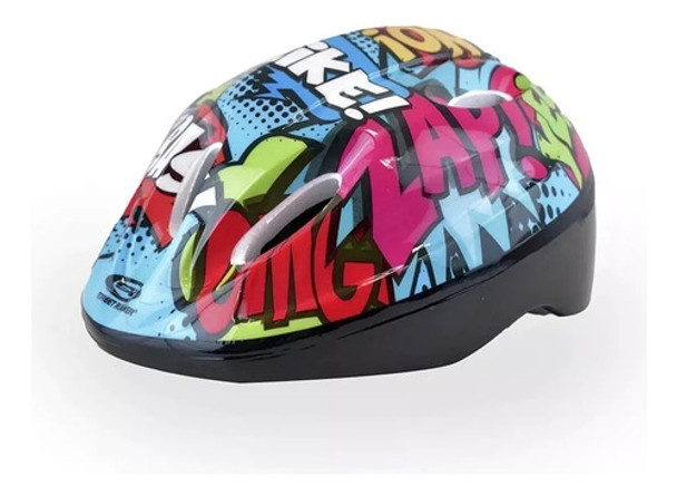 Set De Proteccion Diseño Grafiti Infantil Casco + Rodilleras 0 Set De Proteccion Diseño Grafiti Infantil Casco + Rodilleras 0