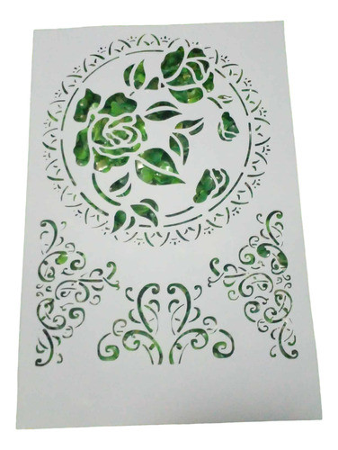 Stencil Mandalas 5 Modelos Diferentes 0